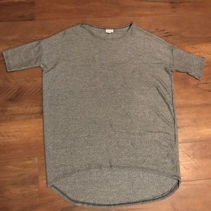 Lularoe gray Irma t-shirt - like new!